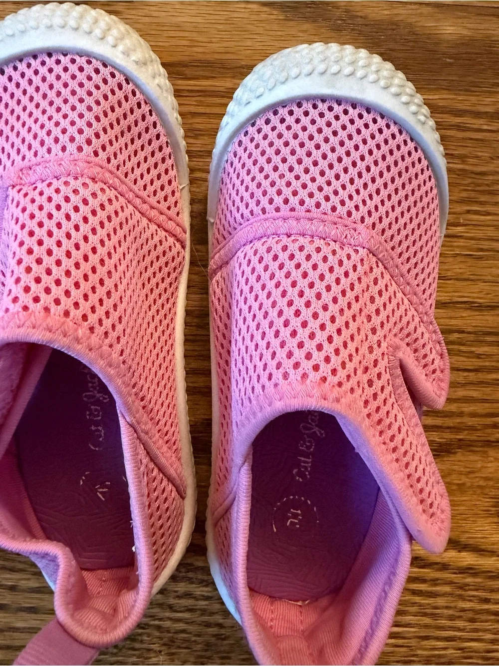 Cat & Jack Kids Slip-On Mesh Water Shoes in Purple and Pink